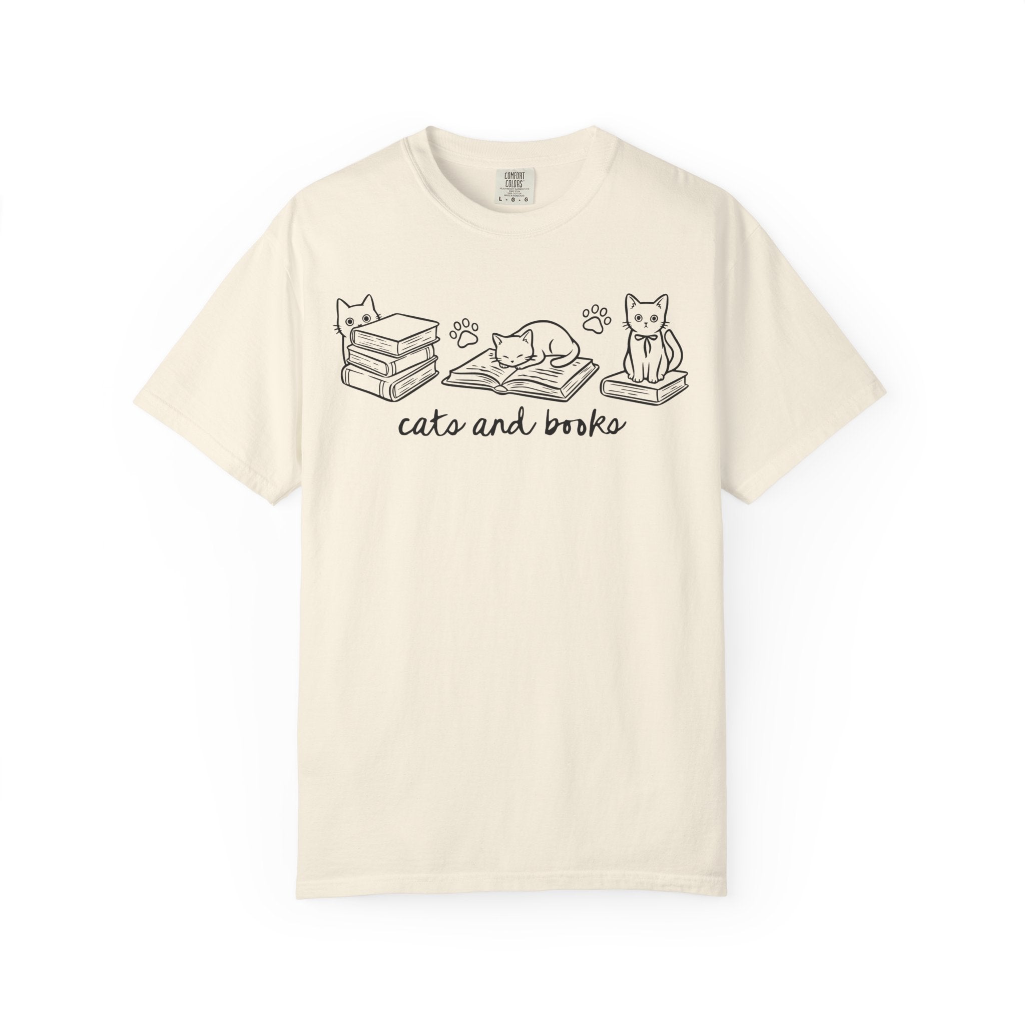 Cats and Books T-Shirt