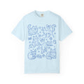 Cat Doodles Tee on Comfort Color
