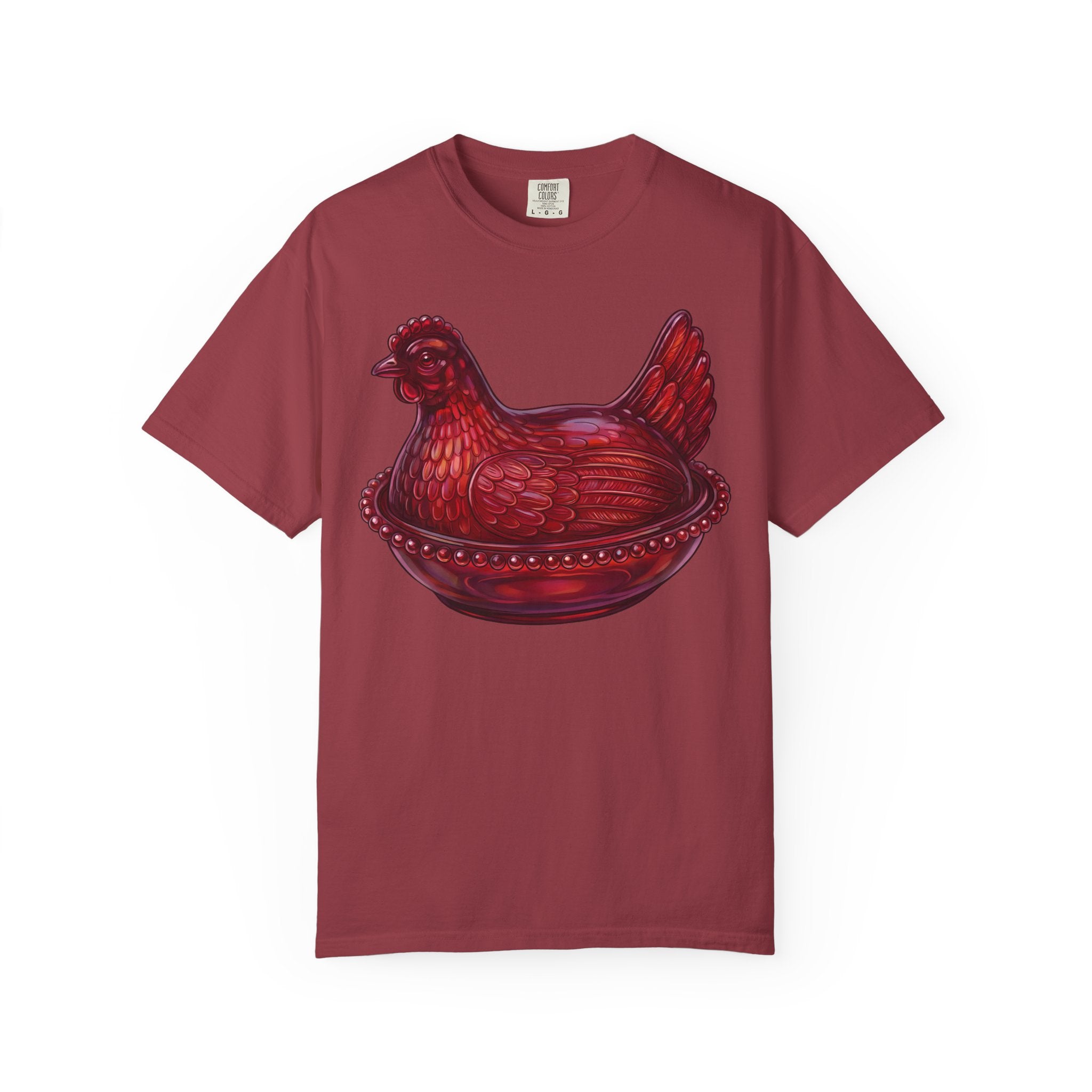Hen on Nest Tee- Pick your color!