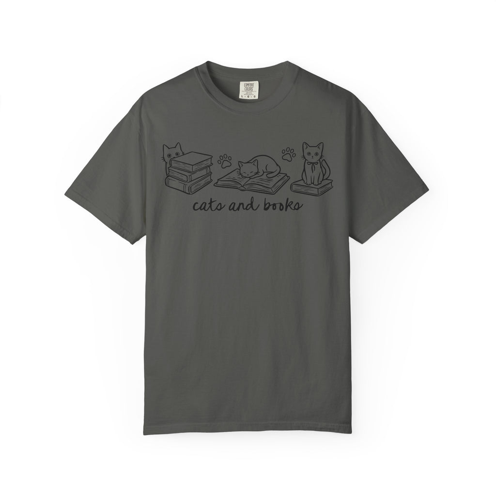 Cats and Books T-Shirt