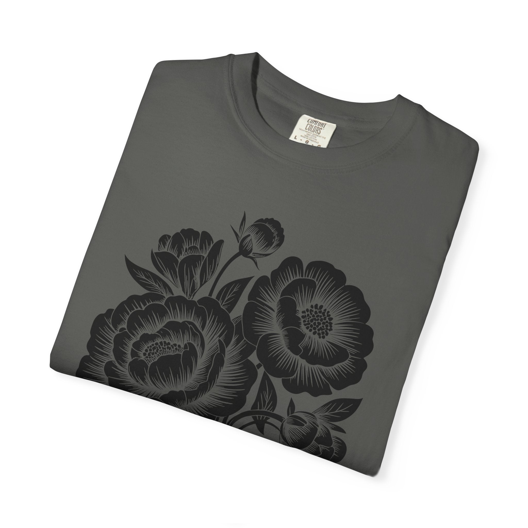 Charcoal Floral Bouquet T-Shirt