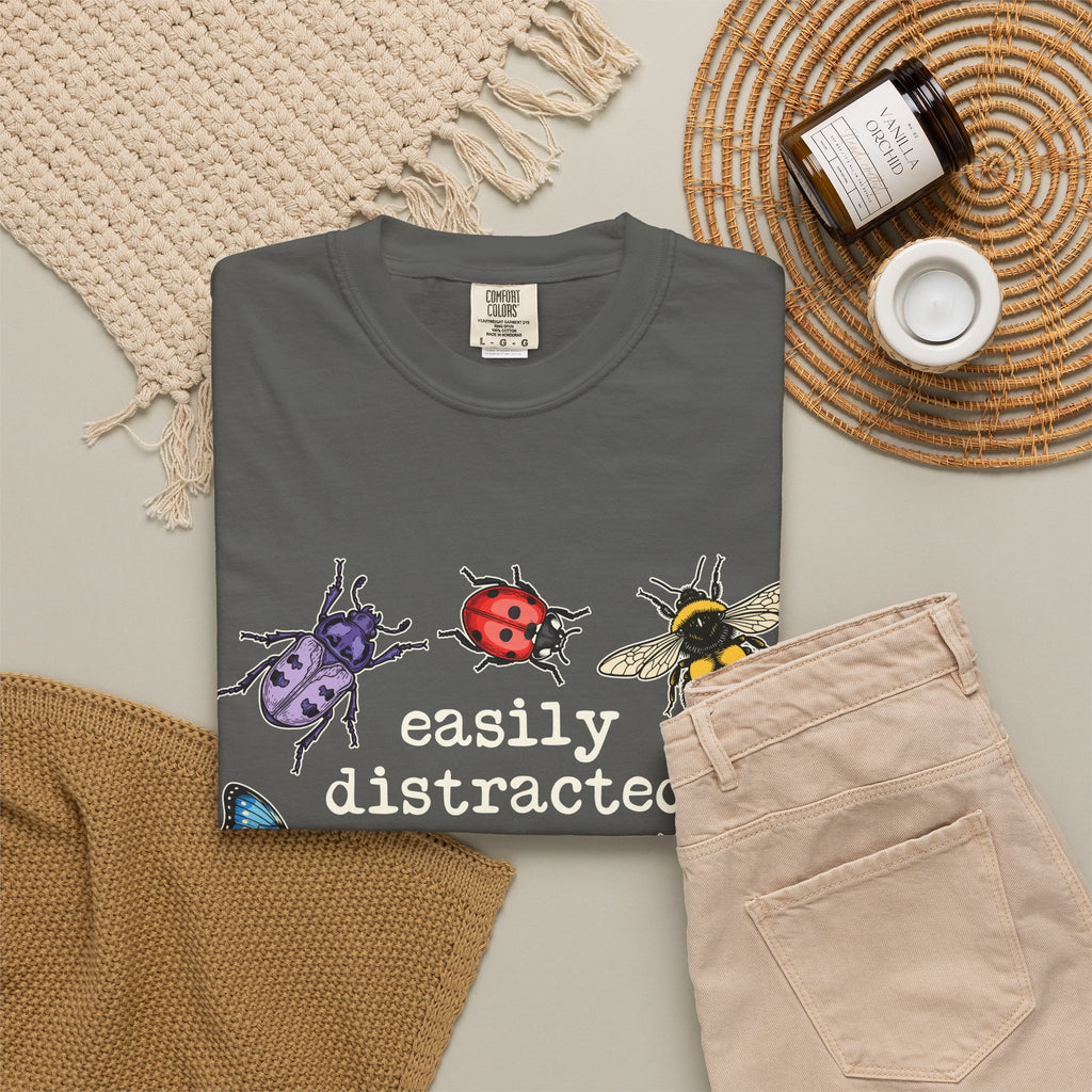 "Easily Distracted by Bugs" Graphic Tee
