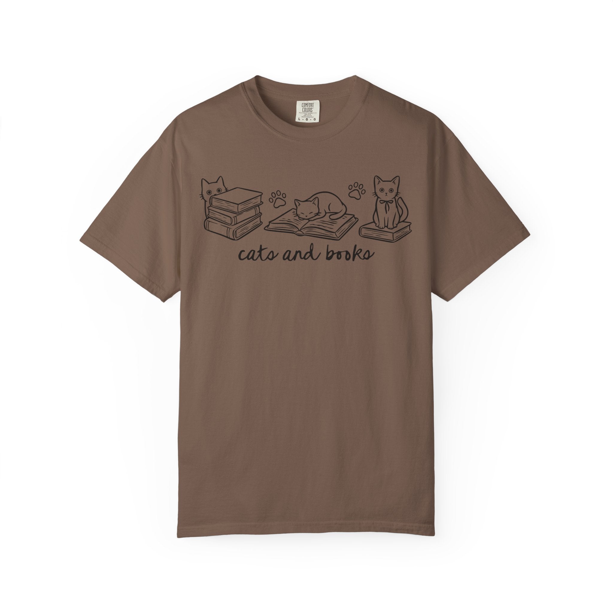 Cats and Books T-Shirt