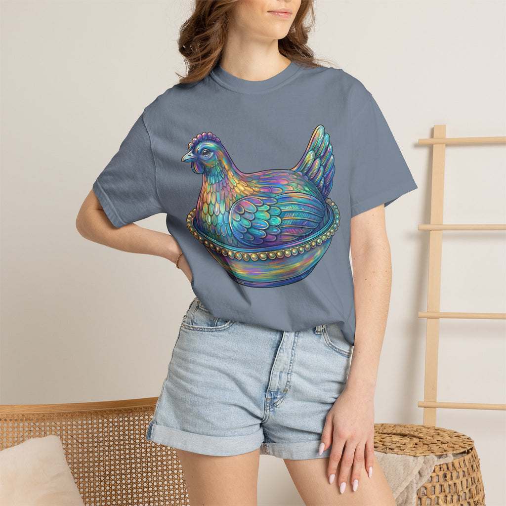 Hen on Nest Tee- Pick your color!