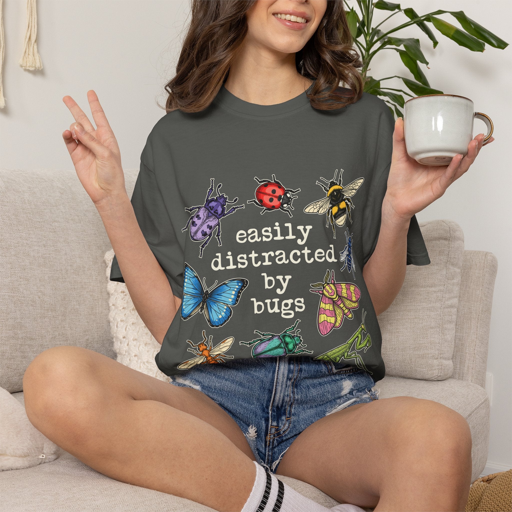"Easily Distracted by Bugs" Graphic Tee
