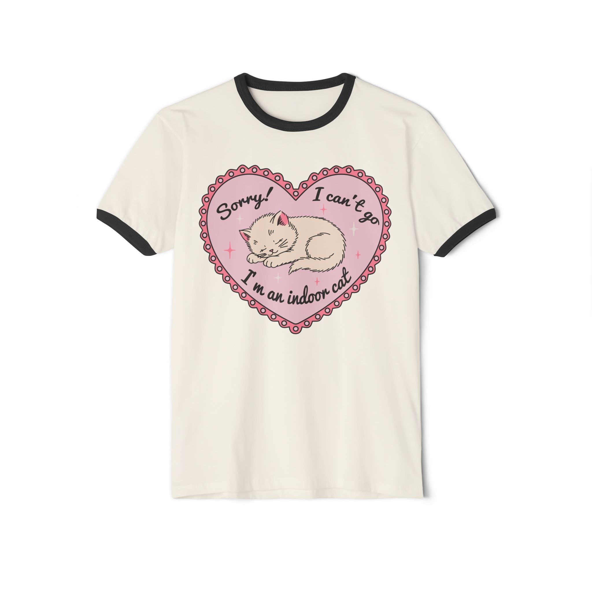 Indoor Cat Ringer Tee