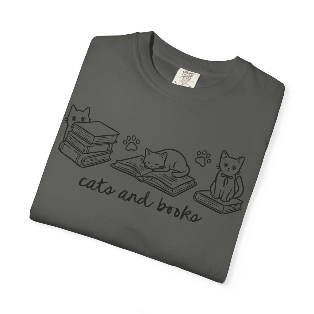Cats and Books T-Shirt