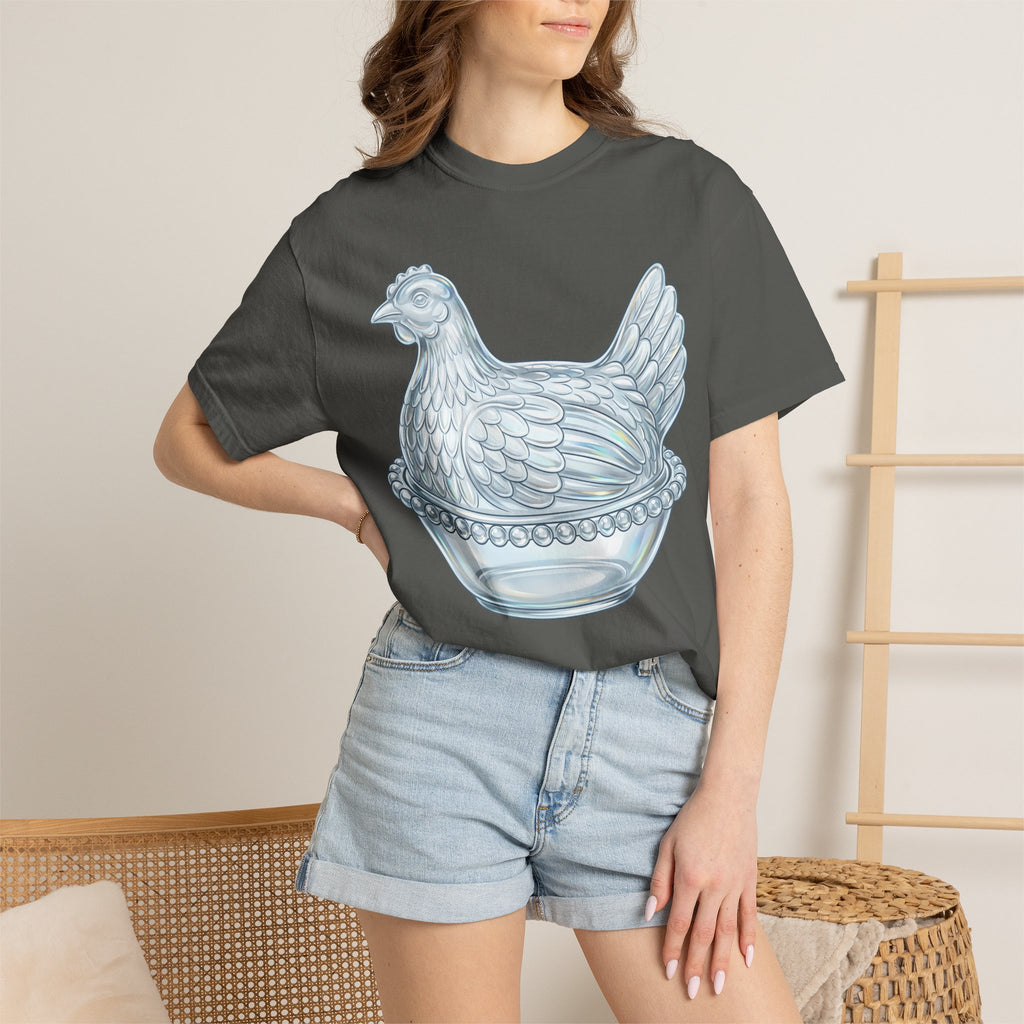 Hen on Nest Tee- Pick your color!