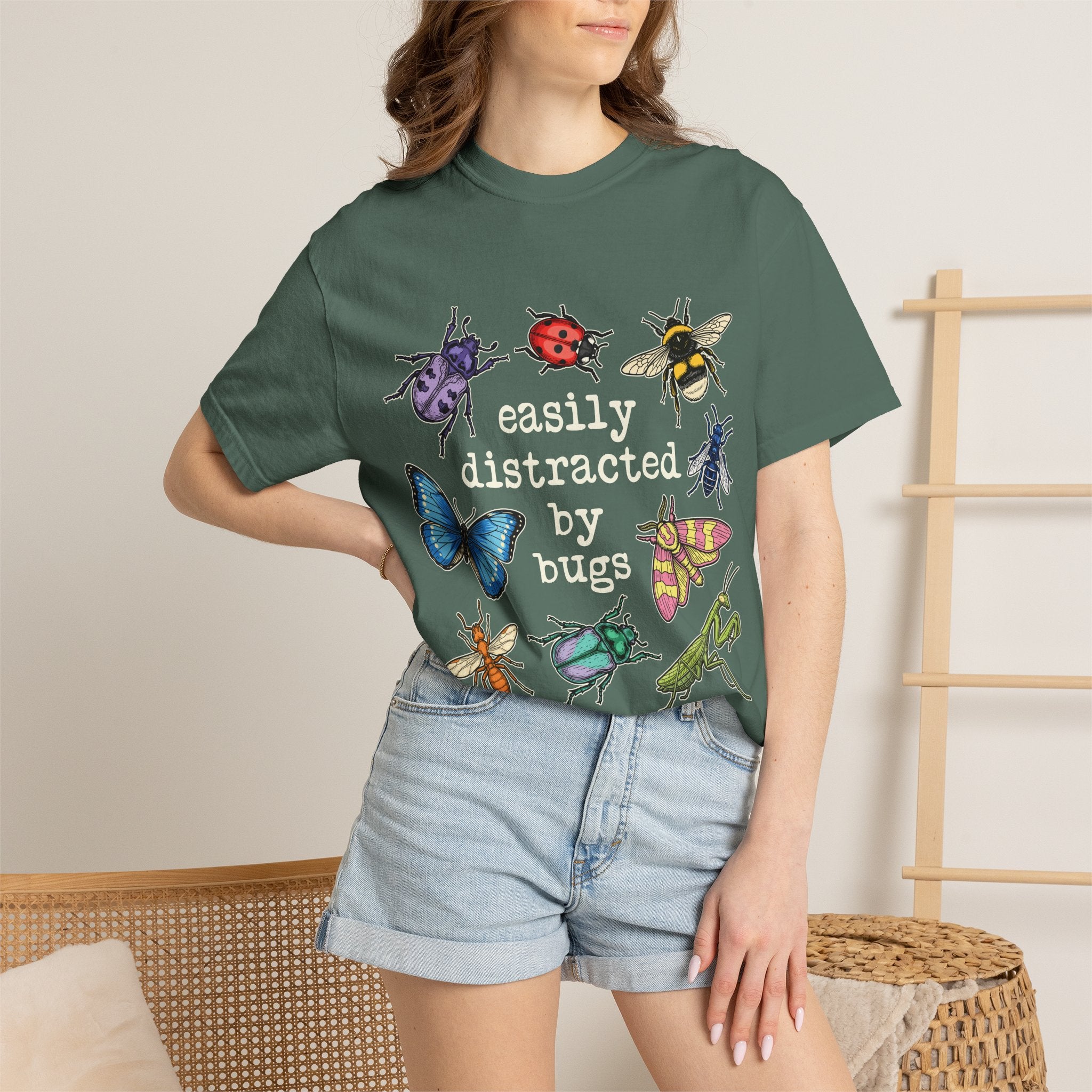 "Easily Distracted by Bugs" Graphic Tee