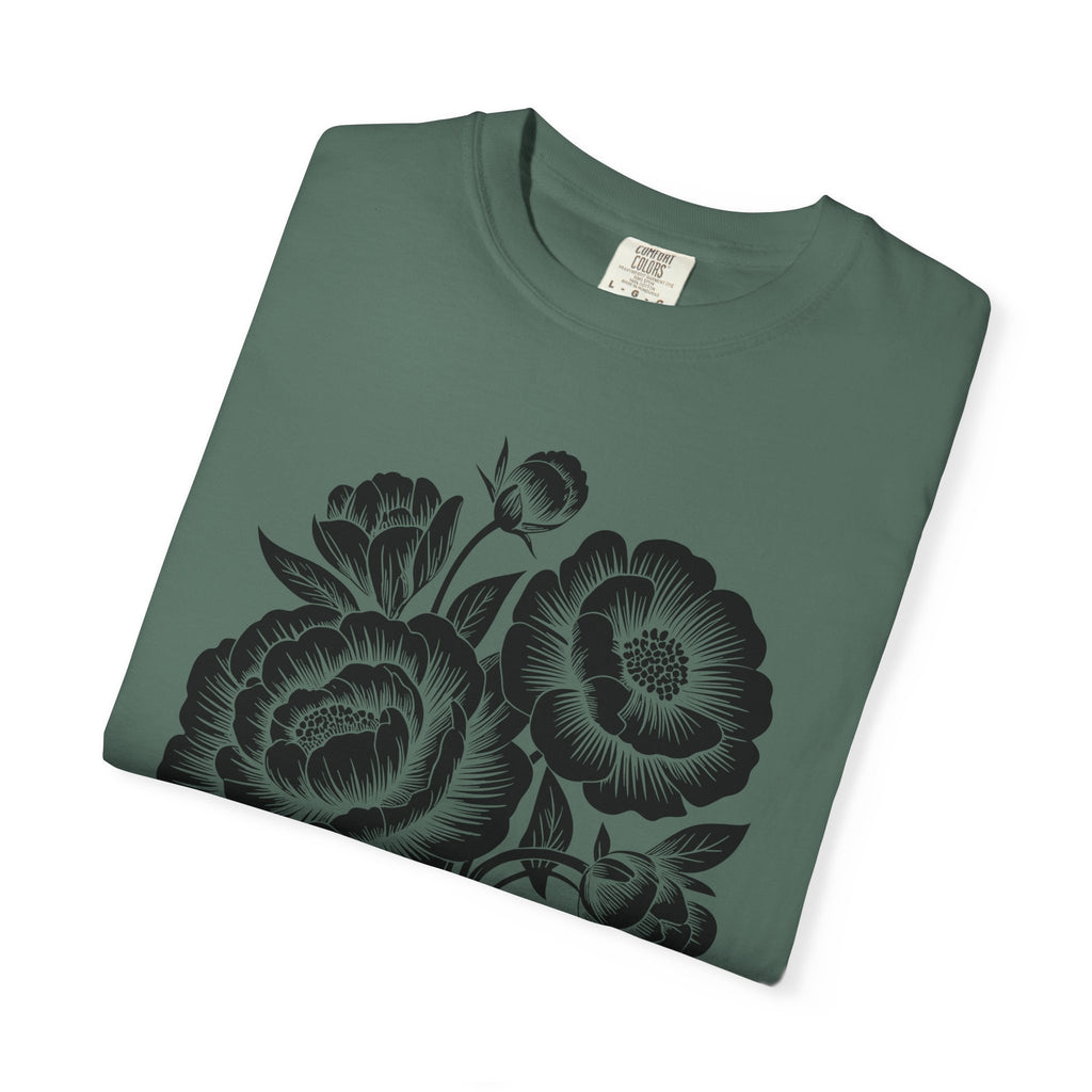 Charcoal Floral Bouquet T-Shirt