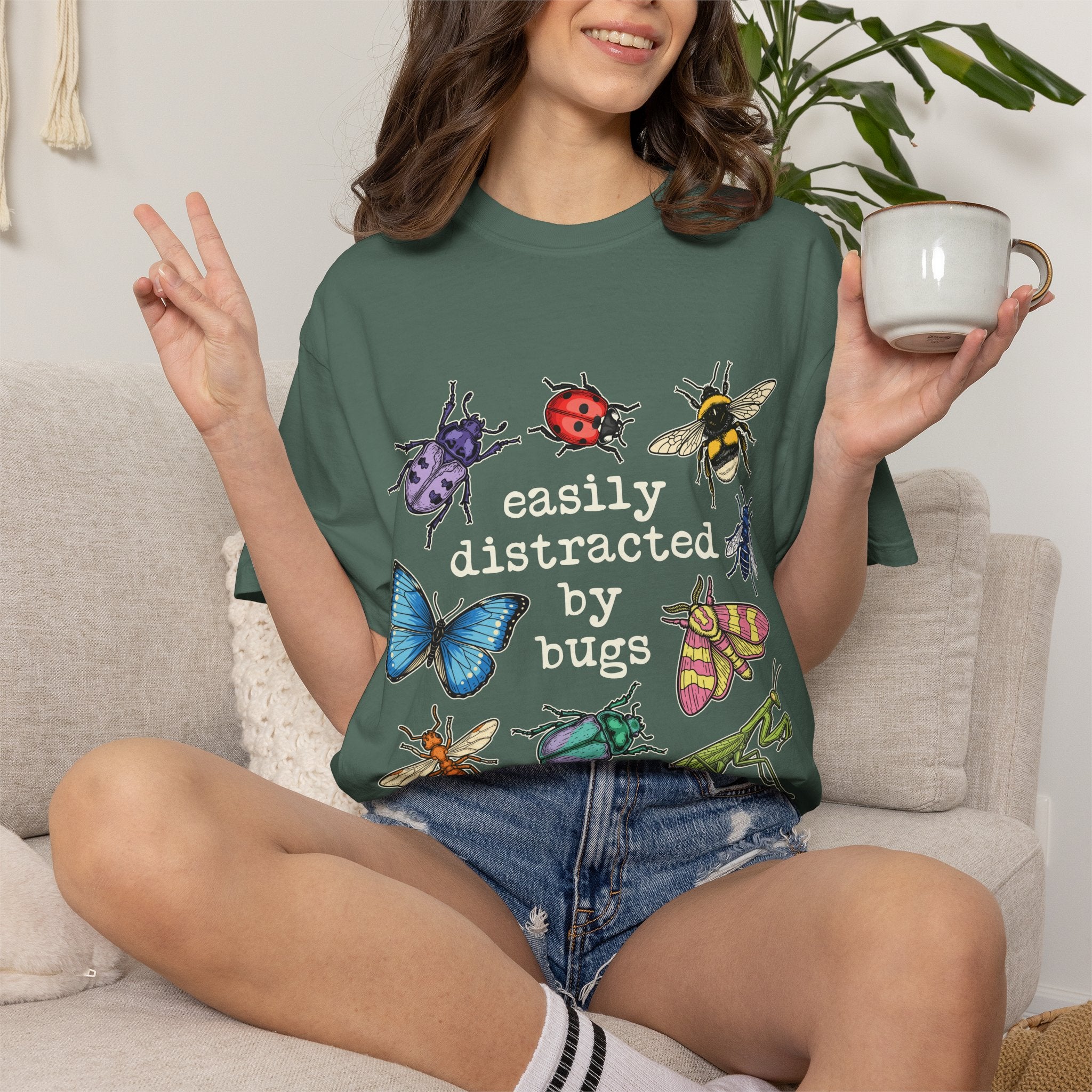 "Easily Distracted by Bugs" Graphic Tee