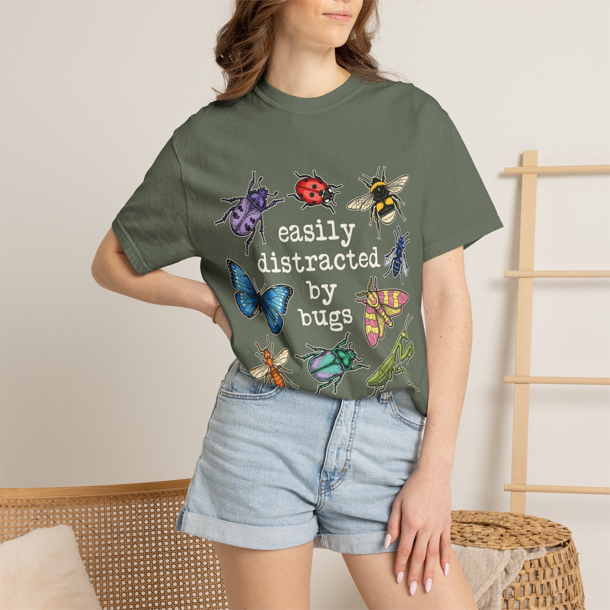 "Easily Distracted by Bugs" Graphic Tee
