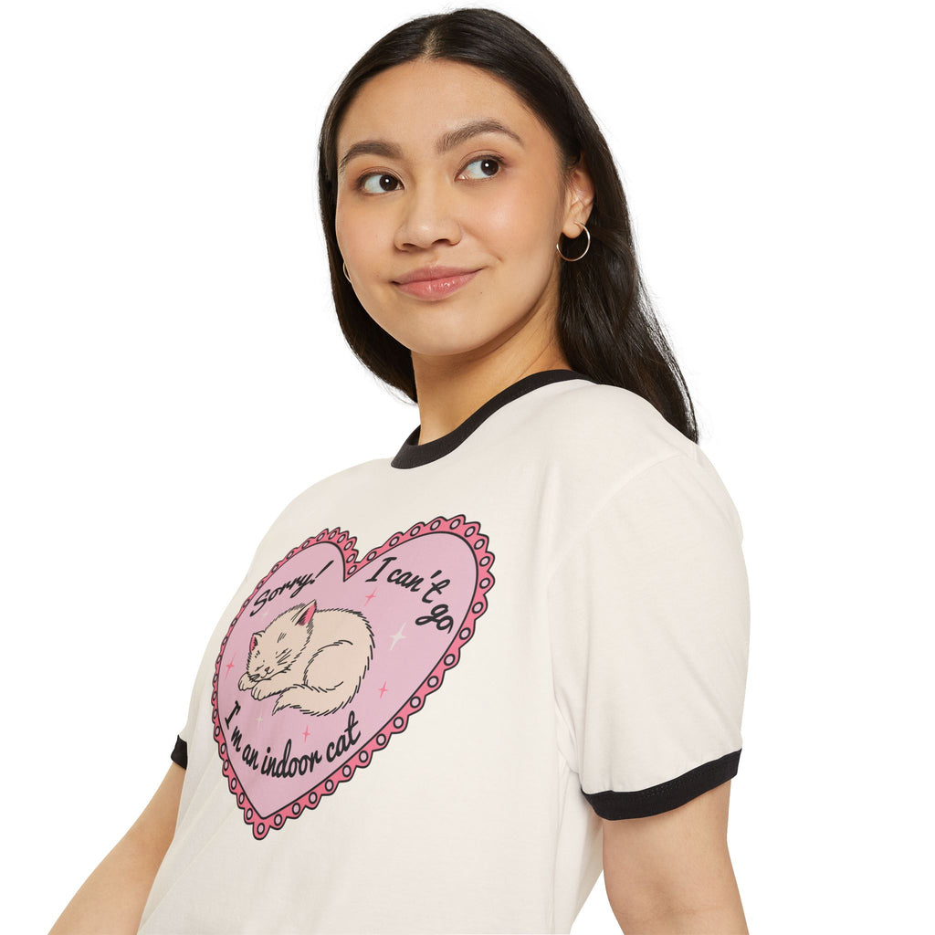 Indoor Cat Ringer Tee
