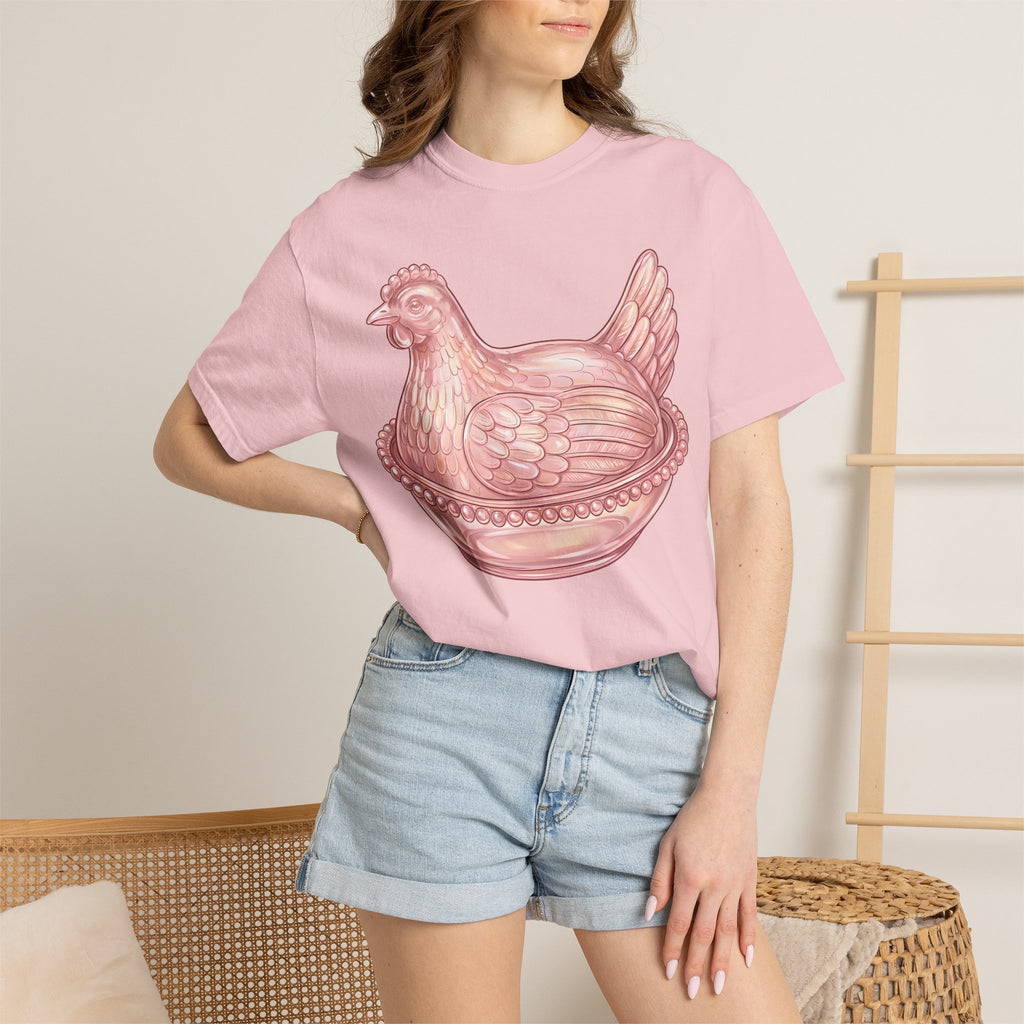 Hen on Nest Tee- Pick your color!