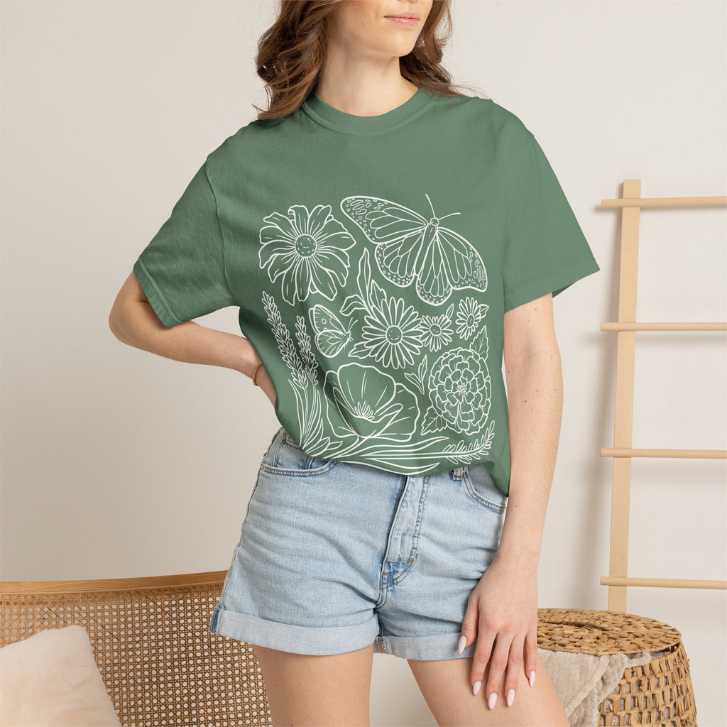 Butterfly Floral Tee