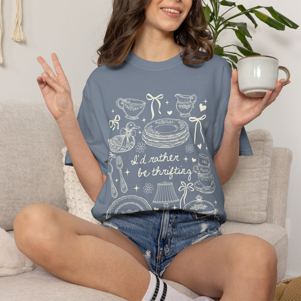 “I'd Rather Be Thrifting” Tee