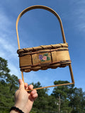 Hanging basket with Painted Floral